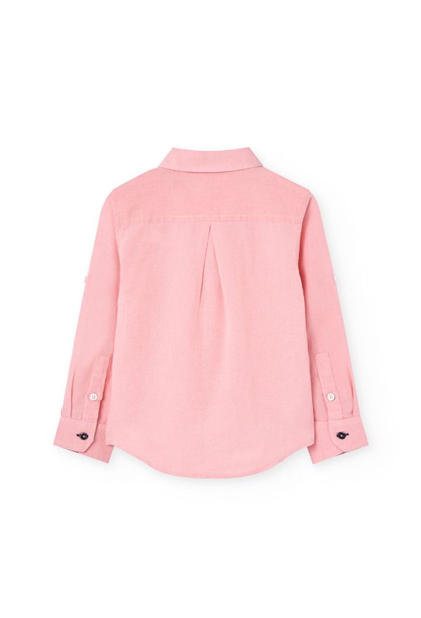 Linen shirt long sleeves for boy -BCI - Image 2