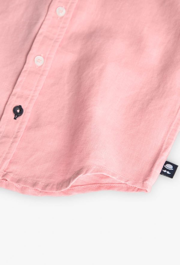 Linen shirt long sleeves for boy -BCI - Image 4