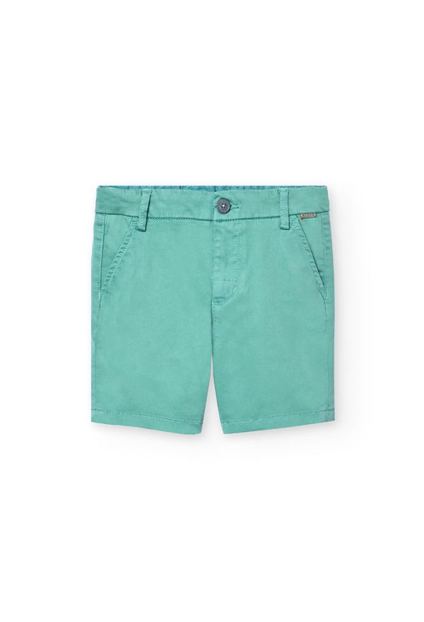 Satin bermuda shorts for boy -BCI