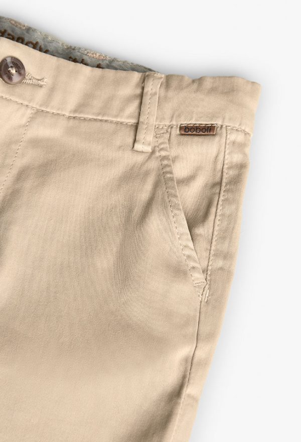 Satin bermuda shorts for boy -BCI - Image 3