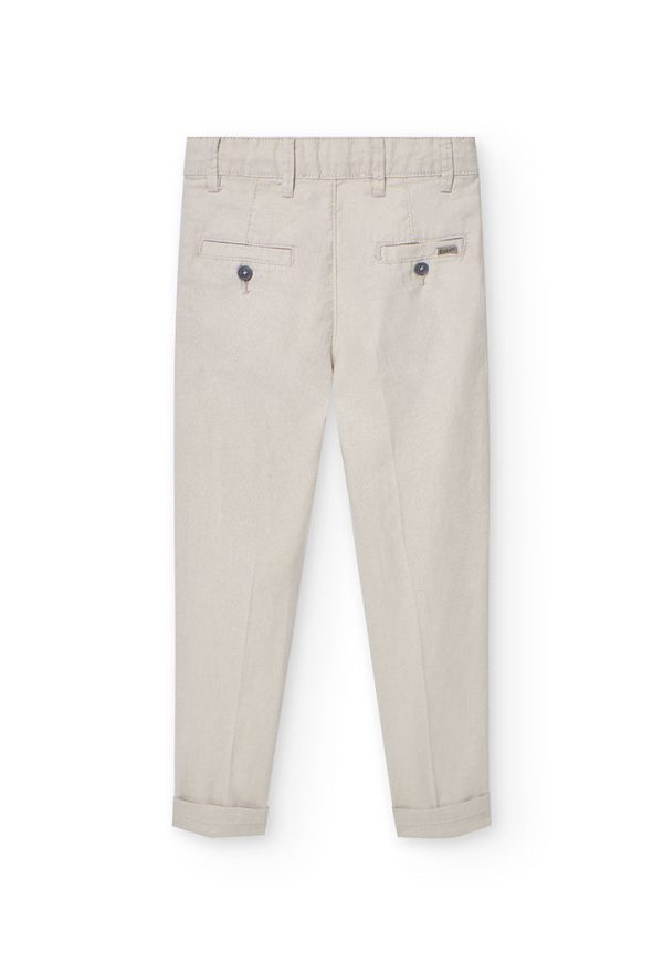 Linen trousers for boy -BCI - Image 2