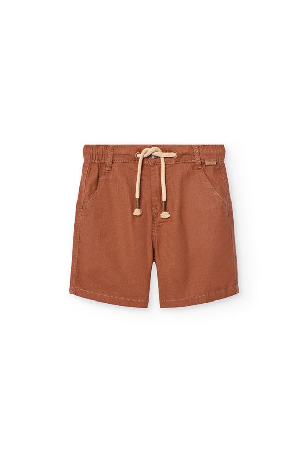 Linen bermuda shorts for boy -BCI
