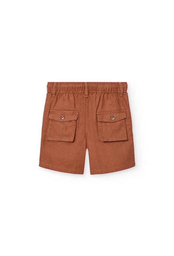 Linen bermuda shorts for boy -BCI - Image 2