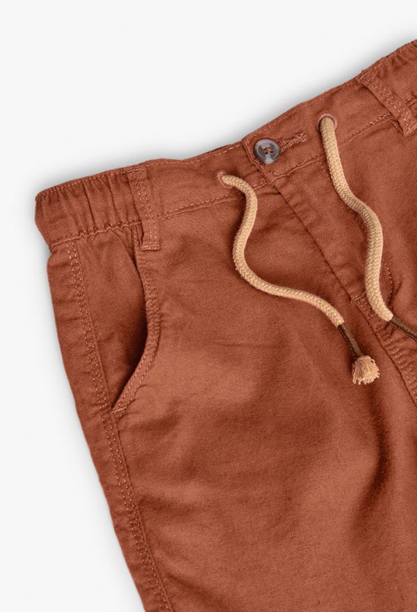 Linen bermuda shorts for boy -BCI - Image 3