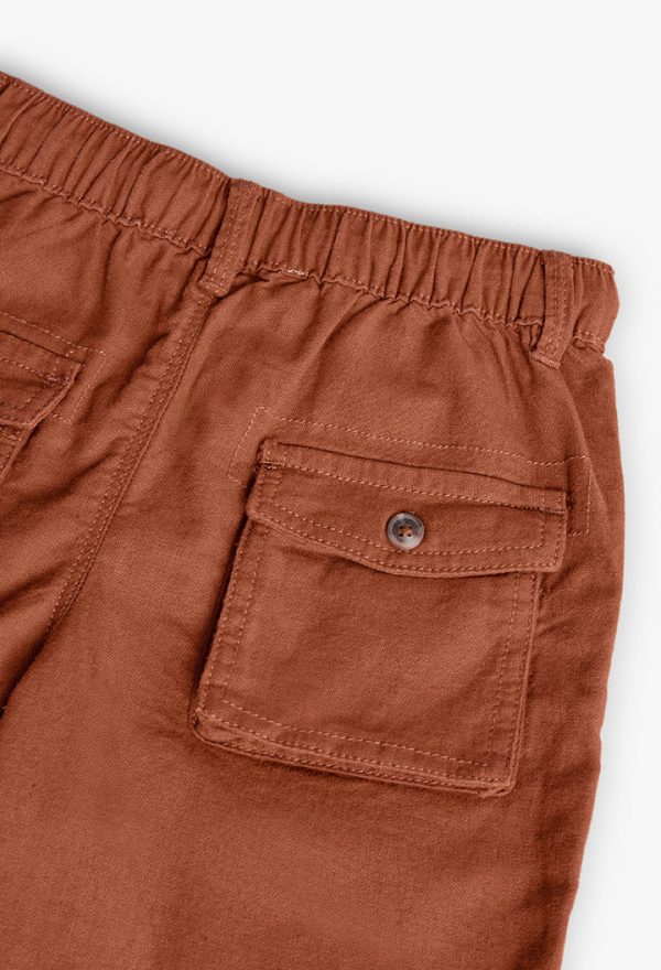 Linen bermuda shorts for boy -BCI - Image 4