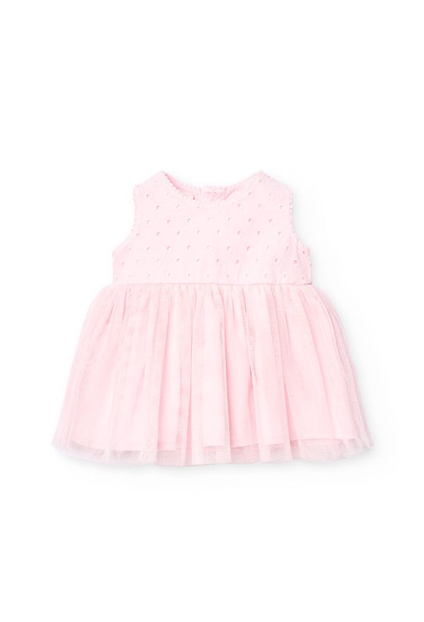 Batiste dress embroidered for baby -BCI