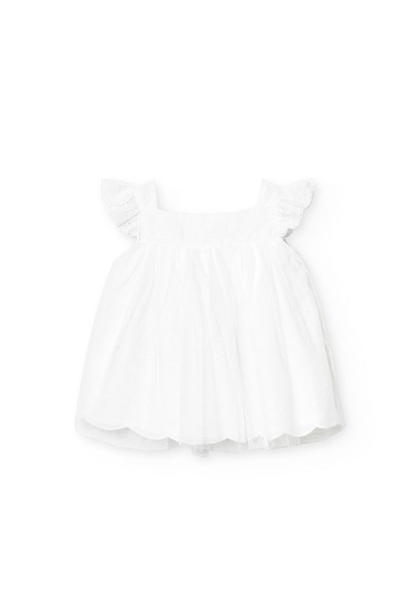 Batiste dress embroidered for baby -BCI