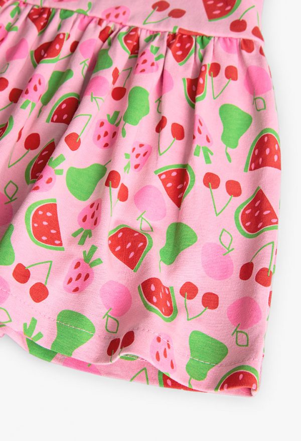 Knit dress printed for baby -BCI - Image 4