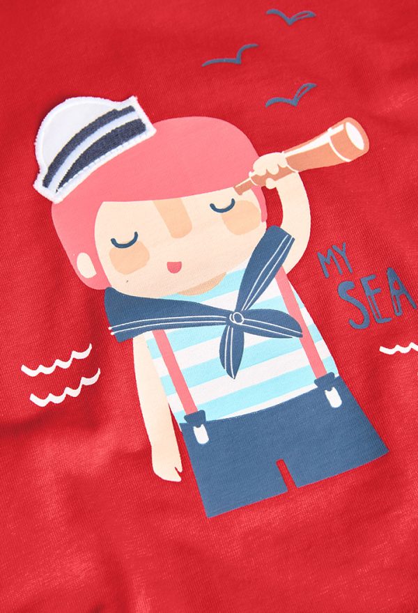 Knit t-Shirt for baby boy -BCI - Image 3