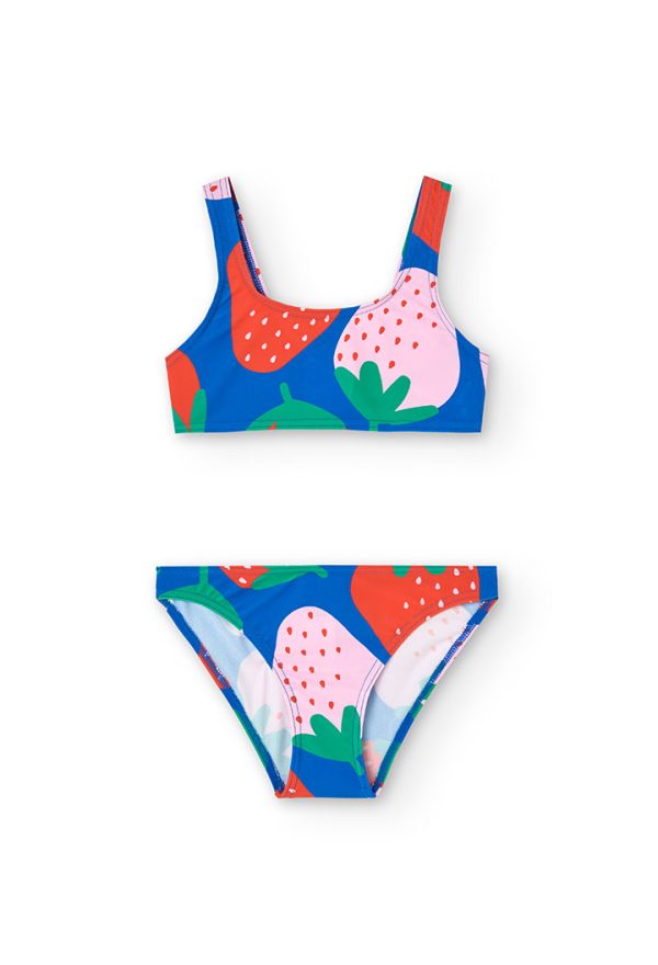 Bikini polyamide printed for girl