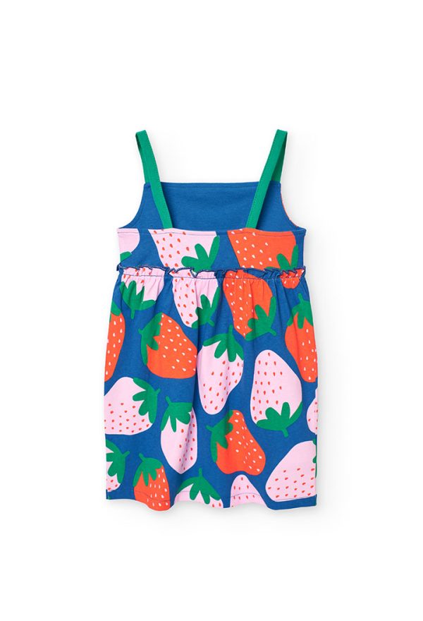 Knit dress printed for girl - Image 2