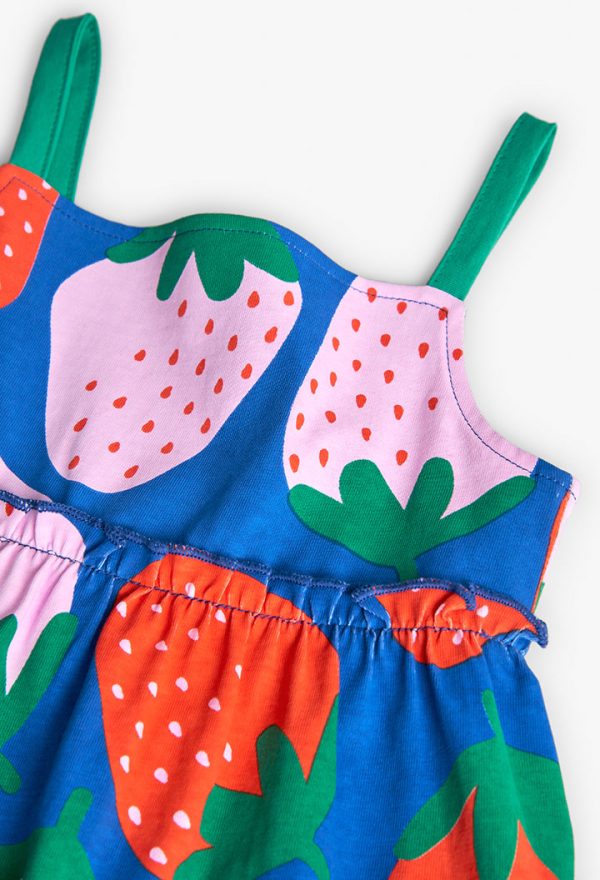 Knit dress printed for girl - Image 3