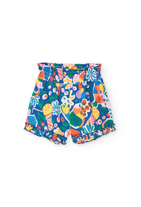 Knit bermuda shorts for girl -BCI
