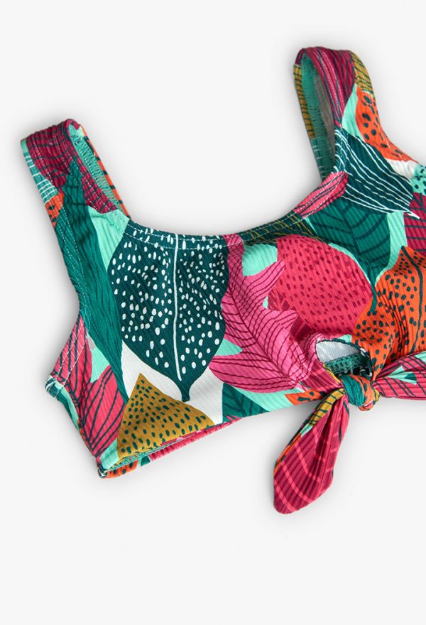 Bikini polyamide "leaves" for girl - Image 3