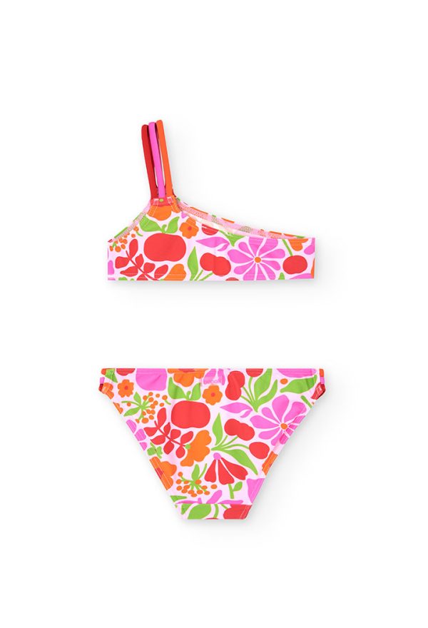 Bikini polyamide floral for girl - Image 2