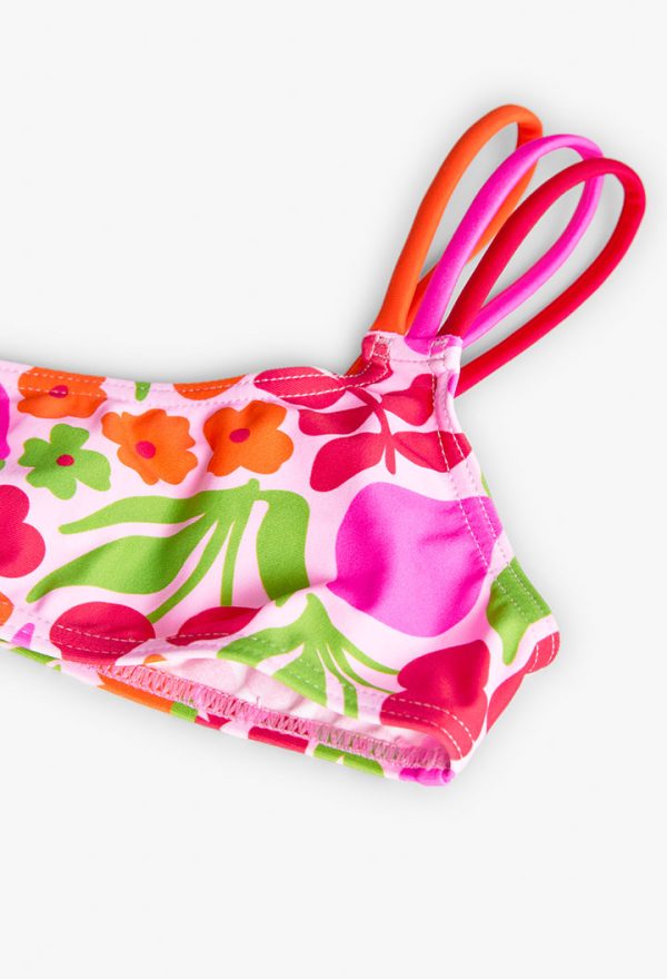 Bikini polyamide floral for girl - Image 3