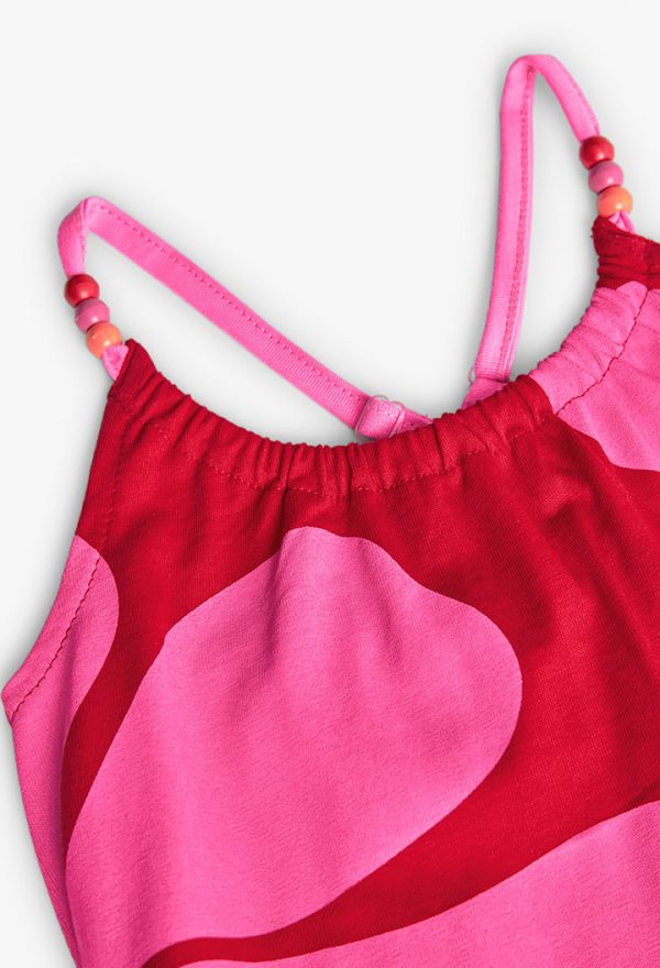 Knit dress suspenders for girl -BCI - Image 3