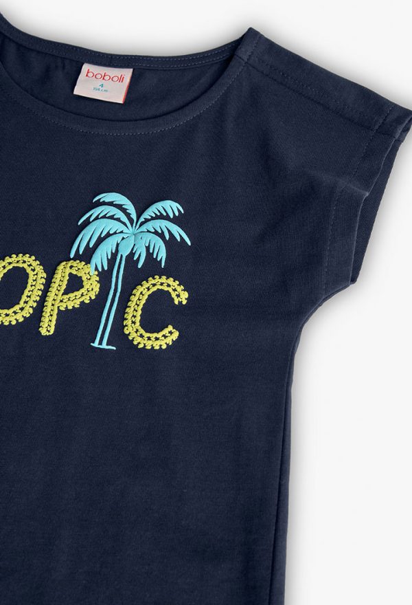 Knit t-Shirt for girl -BCI - Image 3