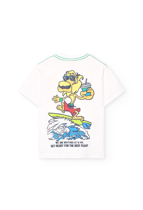 Knit t-Shirt short sleeves for boy -BCI - Image 2