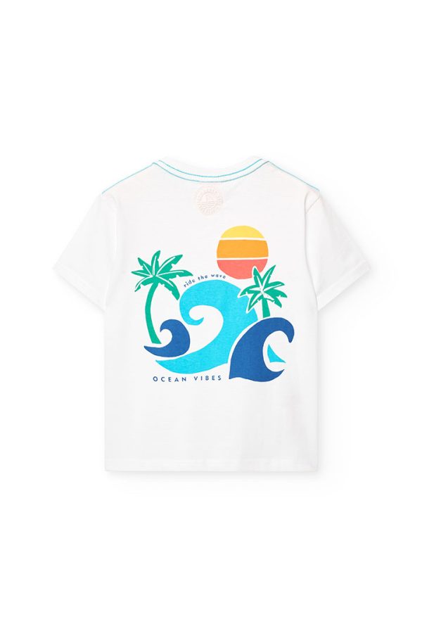 Knit t-Shirt for boy -BCI - Image 2