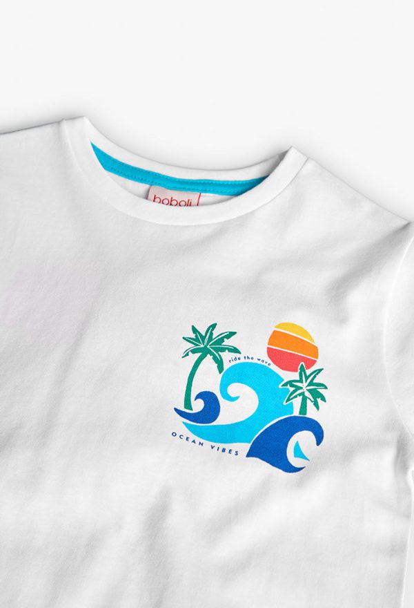 Knit t-Shirt for boy -BCI - Image 3