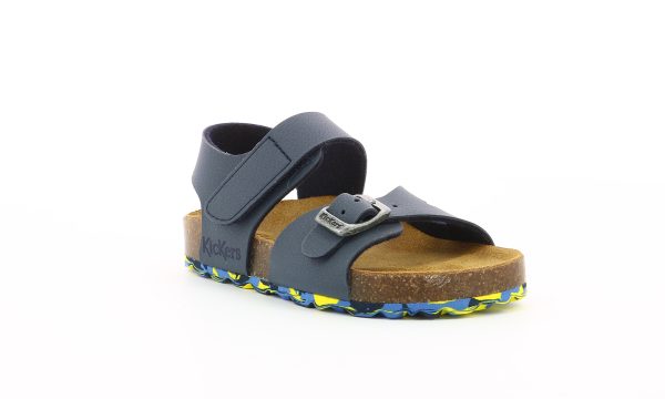 Kickers Παιδικά Πέδιλα Sunkro Ανατομικά Μπλε 858543-30-10 - Image 2
