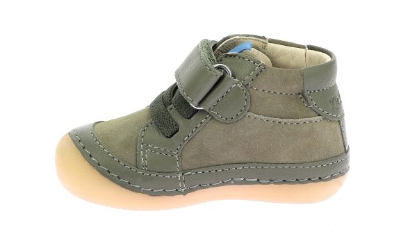 Παιδικά μποτάκια Kickers σε χακί χρώμα 972440-10-203 - Image 3