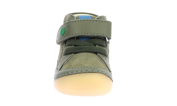 Παιδικά μποτάκια Kickers σε χακί χρώμα 972440-10-203 - Image 2
