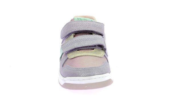 Παιδικά sneakers για κορίτσι με ιριδίζοντα χρώματα KICKERS KALIDO VIOLET ROSE 972740-30-143 - Image 6