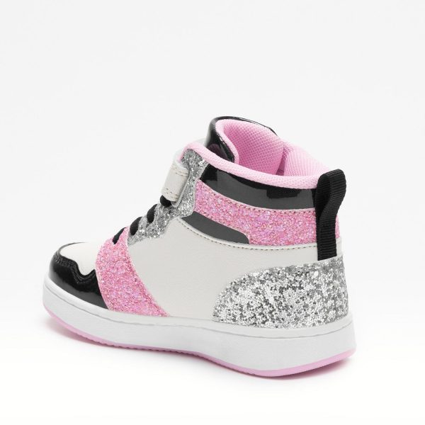 Lelli Kelly Παιδικά Sneakers High Άσπρα Ροζ LKAA4416AVR - Image 5