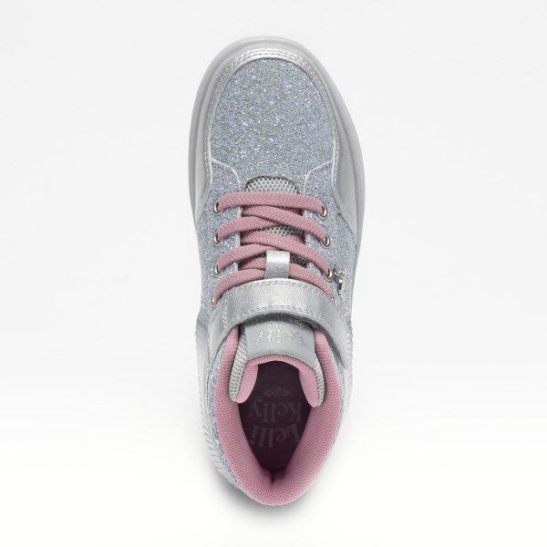 Lelli Kelly Παιδικά Sneakers High Ασημί LK8078-GR86 - Image 3