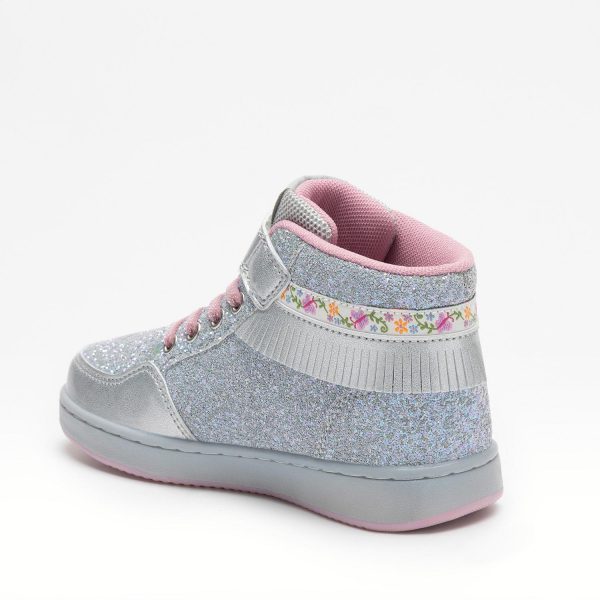 Lelli Kelly Παιδικά Sneakers High Ασημί LK8078-GR86 - Image 4
