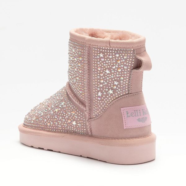 Παιδικά Μποτάκια Lelli Kelly Dusty pink με εσωτερική γούνα LK3770-EC01 - Image 5