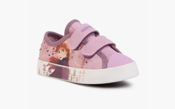 Geox Παιδικά Sneakers Ciak Ανατομικά με Σκρατς για Κορίτσι Ροζ J0204H00010C8005